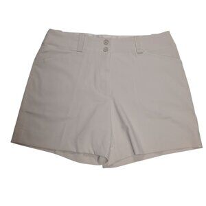 Nike Golf Shorts Womens Size 8 Fit Dry Performance NWT Khaki 5-Inch Inseam